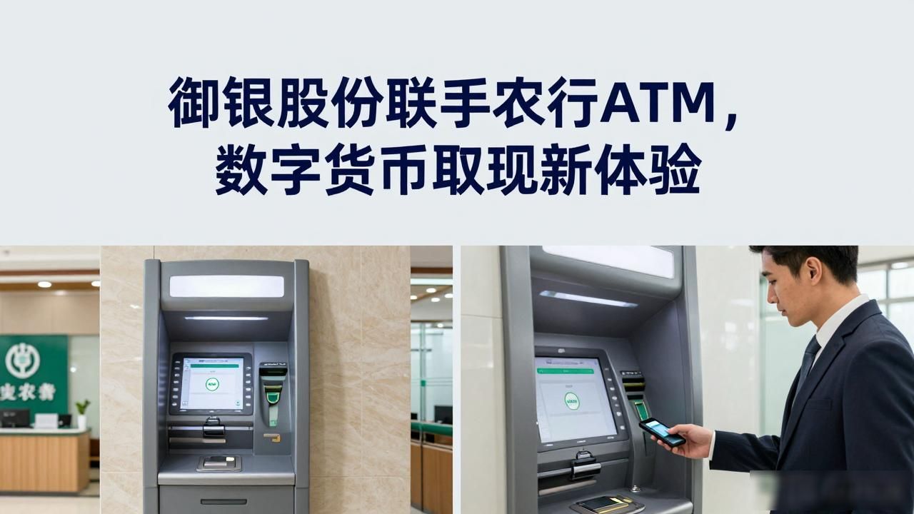 御银股份联手农行ATM，数字货币取现新体验