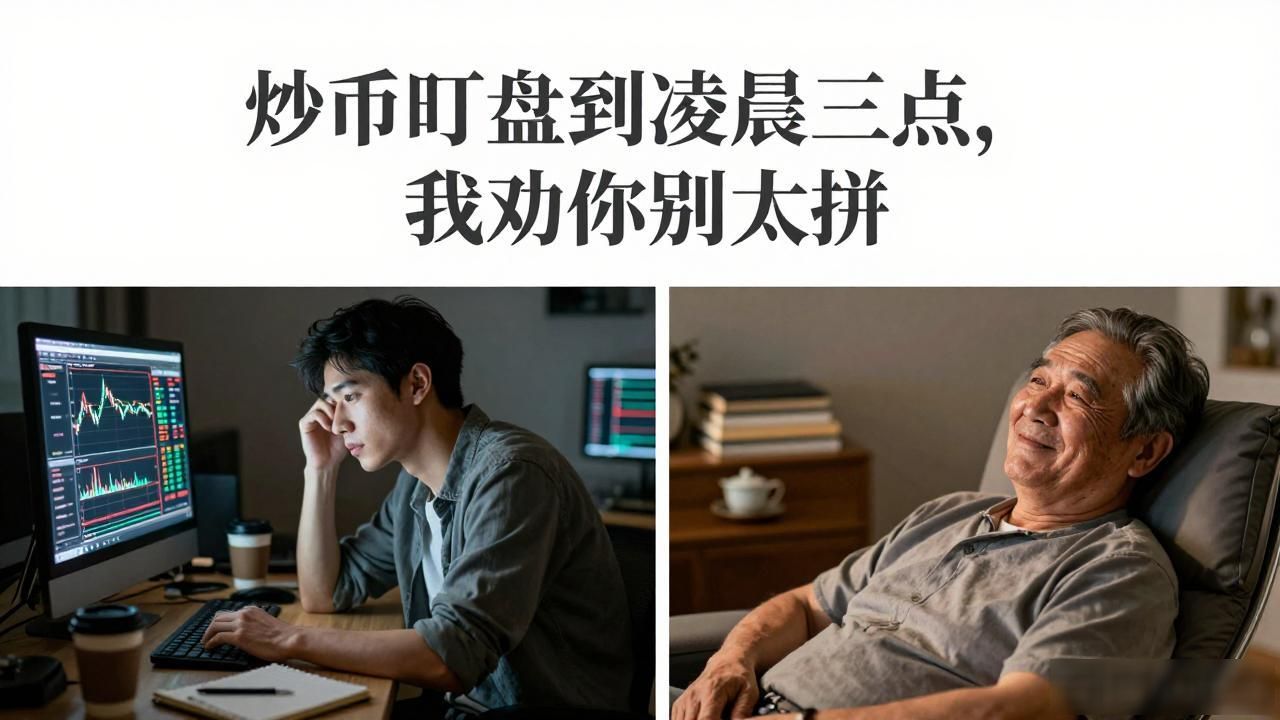 炒币盯盘到凌晨三点，我劝你别太拼