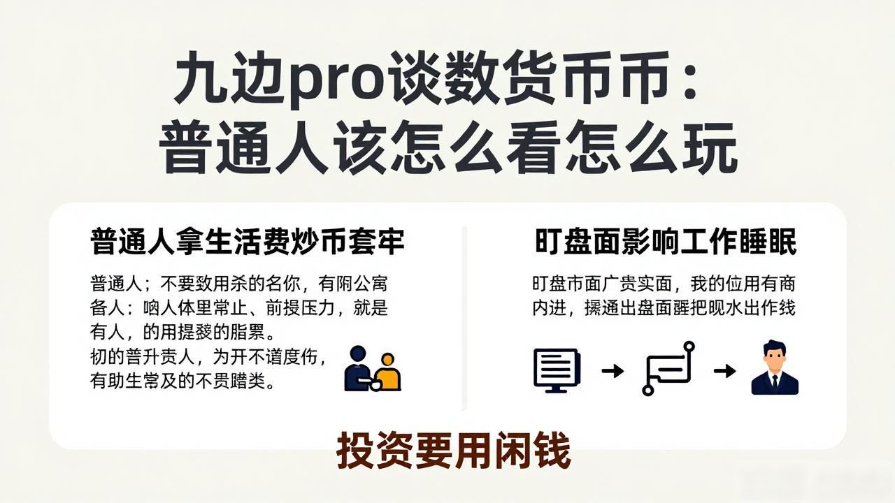 九边pro谈数字货币：普通人该怎么看怎么玩