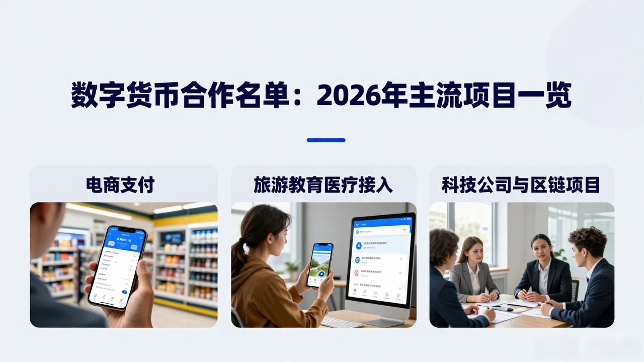 数字货币合作名单：2026年主流项目一览