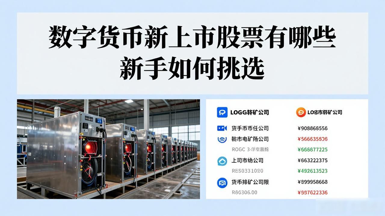 数字货币新上市股票有哪些 新手如何挑选