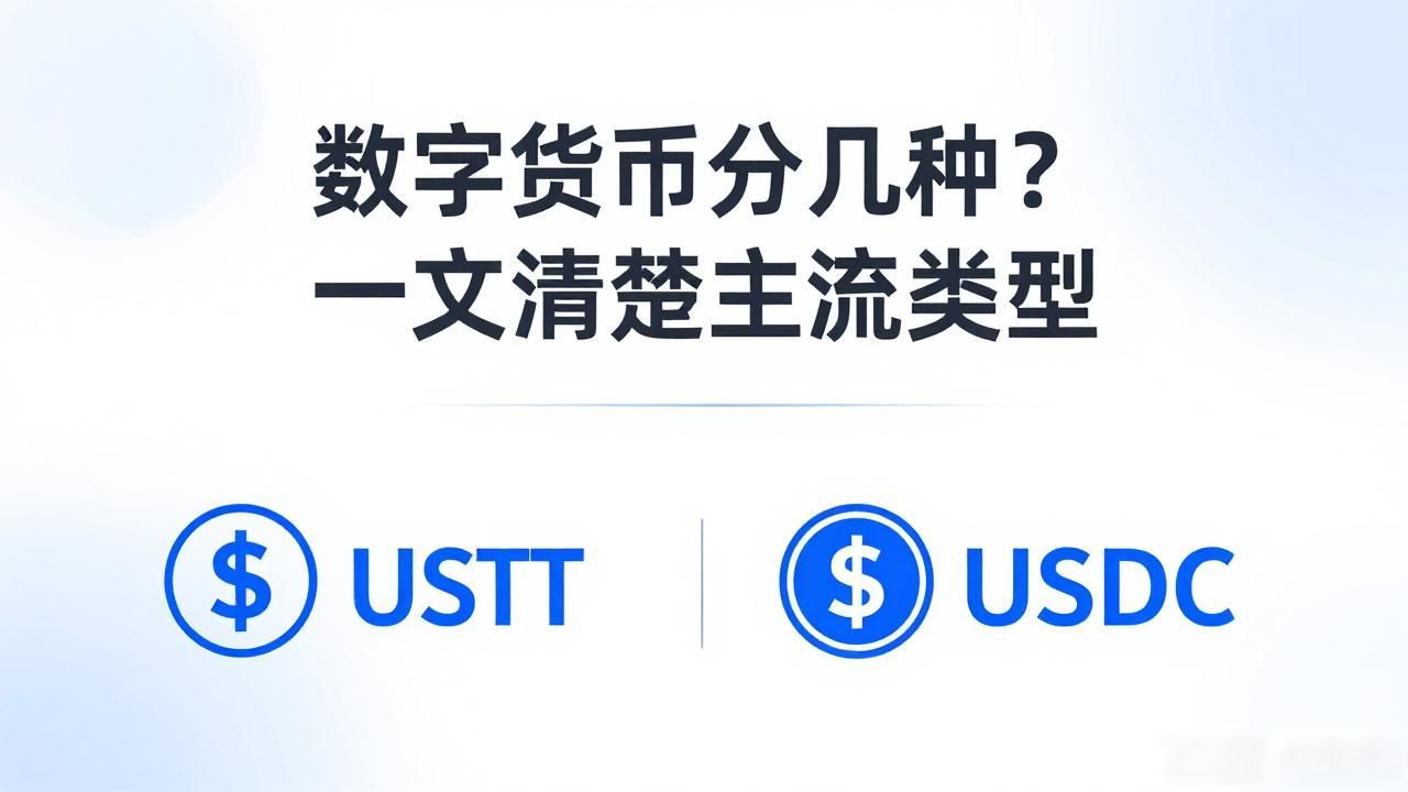 数字货币分几种？一文讲清楚主流类型