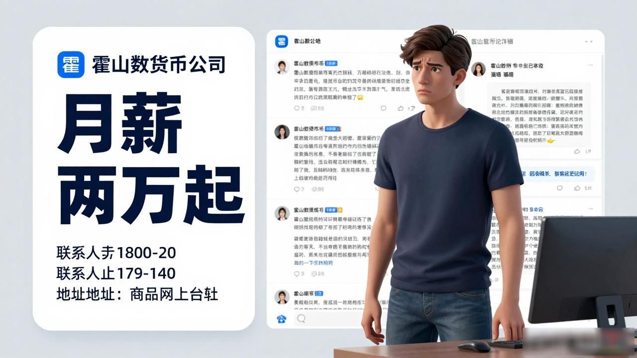 霍山数字货币公司招聘？看清真相再决定