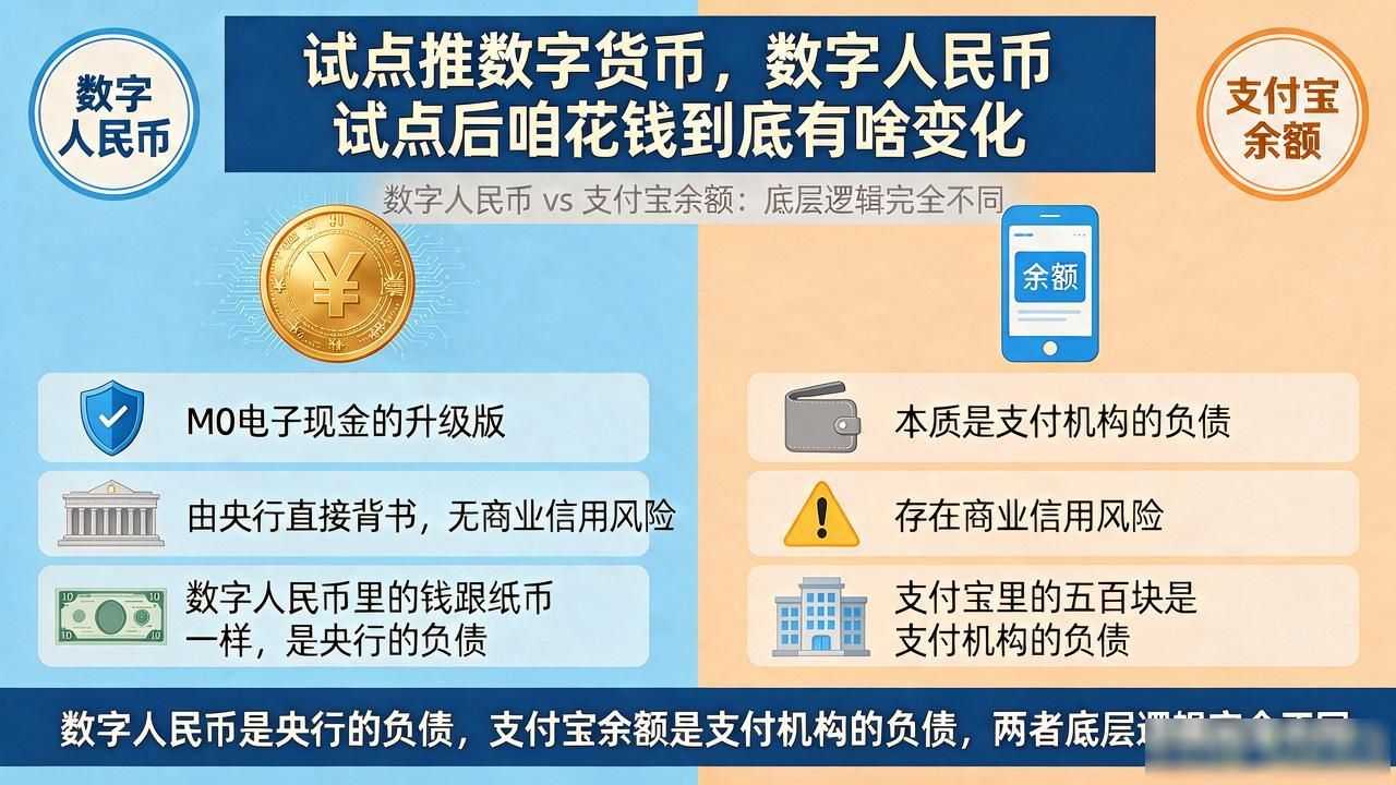 试点推数字货币，数字人民币试点后咱花钱到底有啥变化