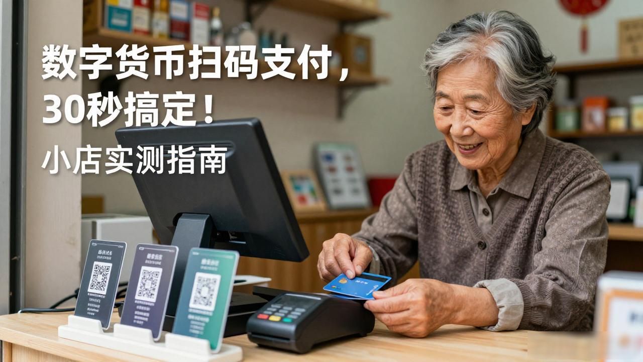 数字货币扫码支付，30秒搞定！小店实测指南
