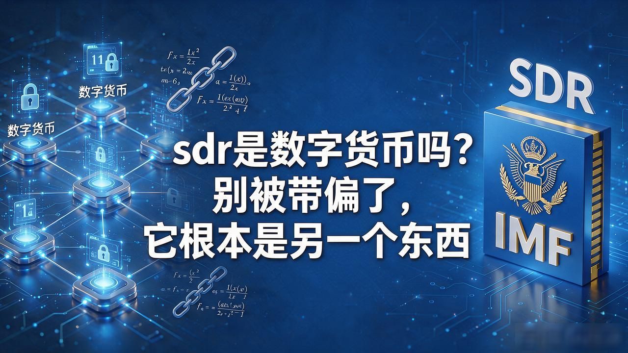 sdr是数字货币吗？别被带偏了，它根本是另一个东西