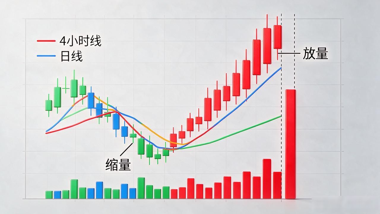 学数字货币交易，K线柱子到底怎么读？别只看红绿，重点在这三处