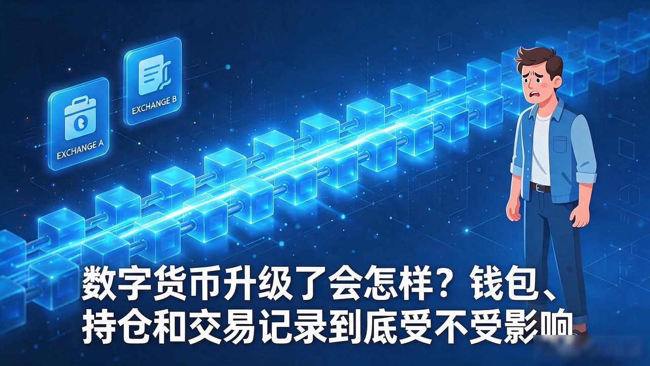 数字货币升级了会怎样？钱包、持仓和交易记录到底受不受影响