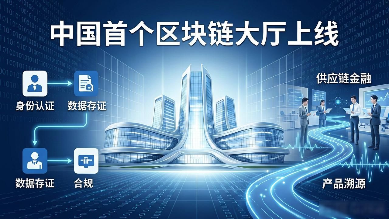 中国首个区块链大厅上线：普通人也能看懂的数字资产新入口