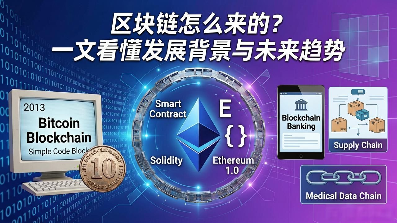 区块链怎么来的？一文看懂发展背景与未来趋势