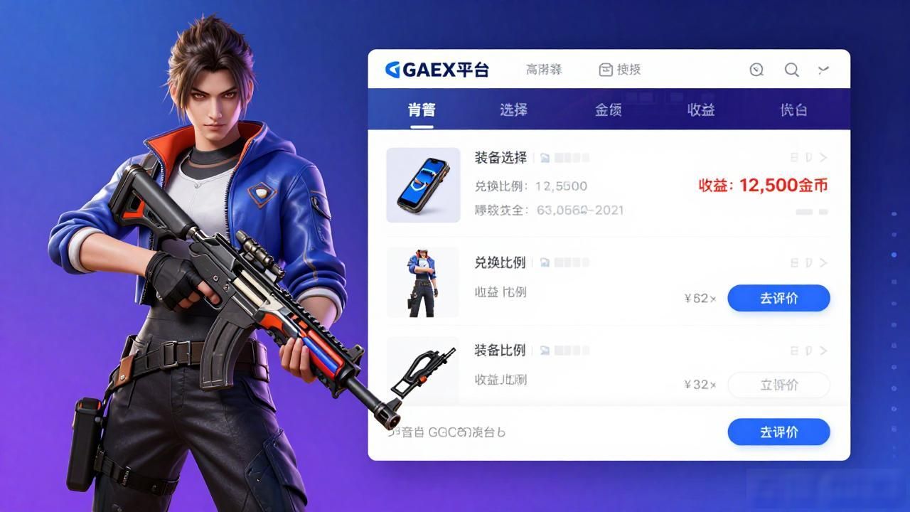 游戏装备怎么换钱？GAEX平台帮你搞定