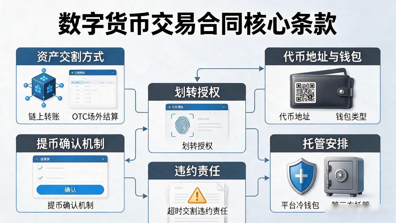 签数字货币合同前，这份范本模板里的5个条款一定要看懂