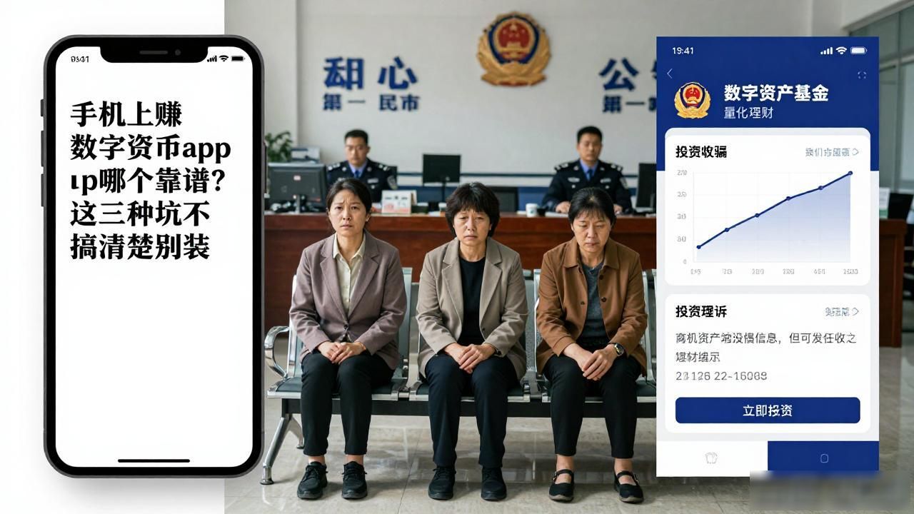 手机上赚数字货币app哪个靠谱？这三种坑不搞清楚别装