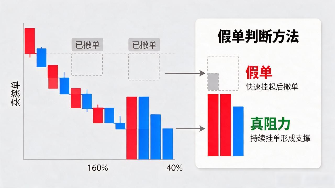 数字货币深度图怎么读：几层挂单看清买卖力量，别被假单晃了