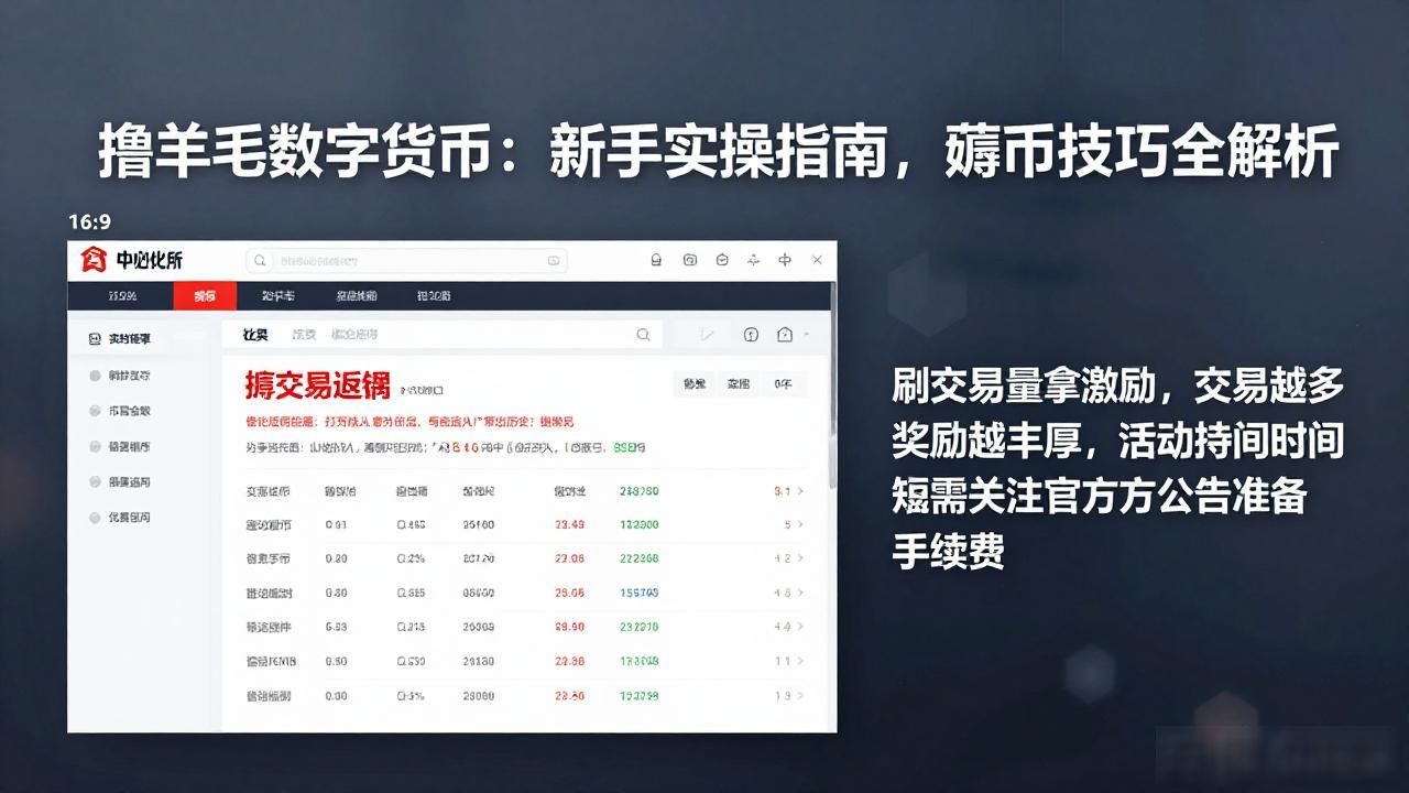 撸羊毛数字货币：新手实操指南，薅币技巧全解析
