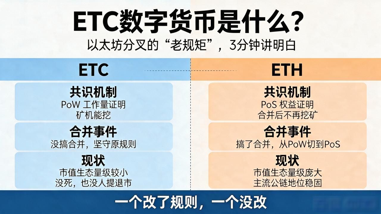ETC数字货币是什么？以太坊分叉的"老规矩"，3分钟讲明白