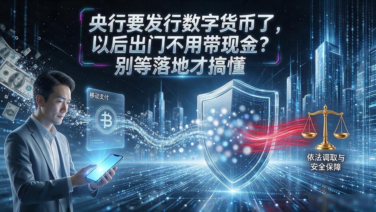 央行要发行数字货币了，以后出门不用带现金？别等落地才搞懂