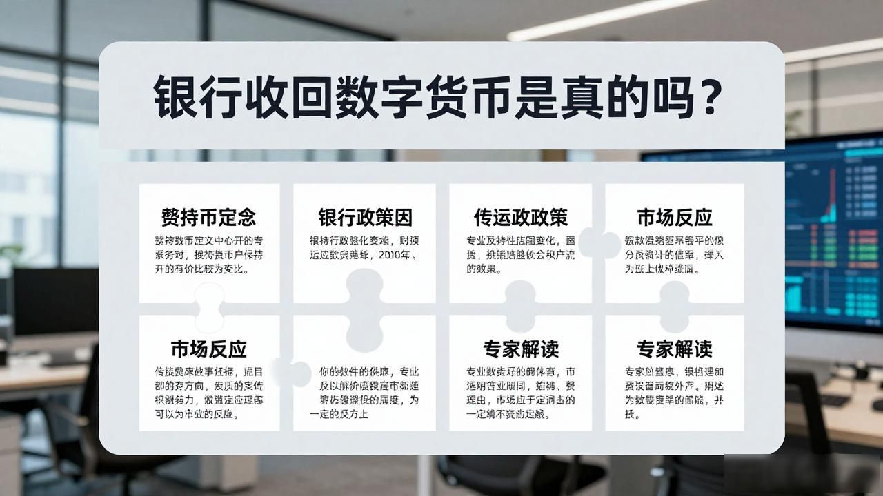 银行收回数字货币是真的吗？