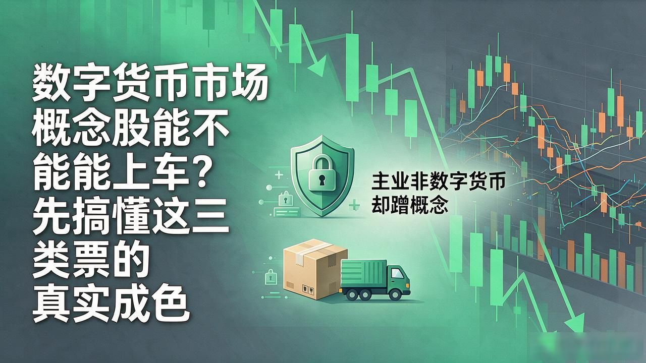 数字货币市场概念股能不能上车？先搞懂这三类票的真实成色