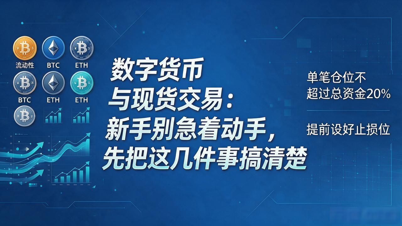 数字货币与现货交易：新手别急着动手，先把这几件事搞清楚