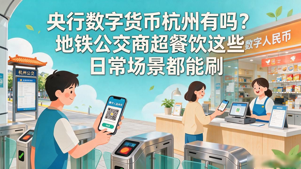 杭州数字人民币使用场景_杭州数字人民币地铁公交_央行数字货币杭州有吗