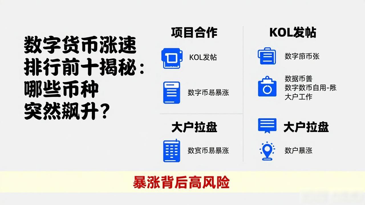 数字货币涨速排行前十揭秘：哪些币种突然飙升？