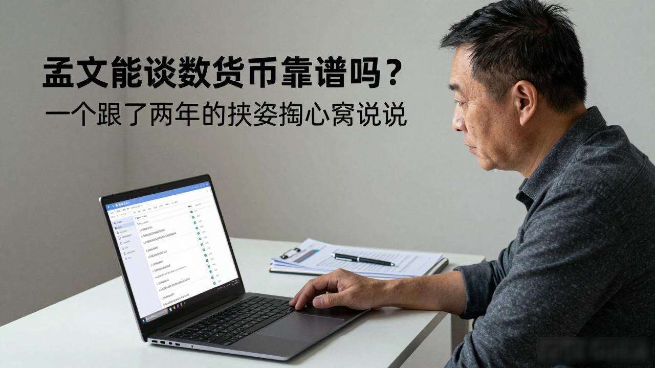 孟文能谈数字货币靠谱吗？一个跟了两年的散户掏心窝说说