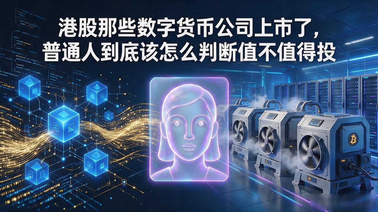 港股那些数字货币公司上市了，普通人到底该怎么判断值不值得投