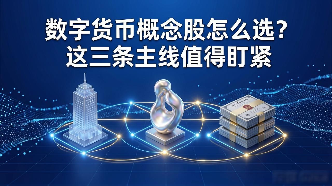 数字货币概念股怎么选？这三条主线值得盯紧