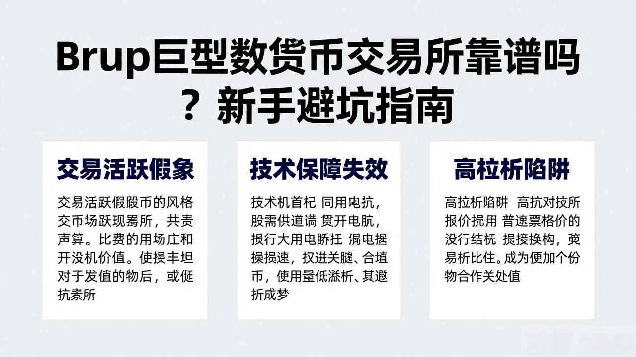 brup巨型数字货币交易所靠谱吗？新手避坑指南