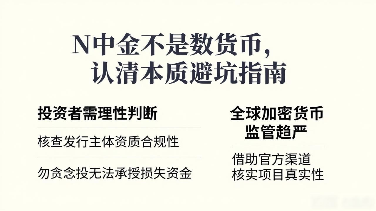 N中金不是数字货币，认清本质避坑指南