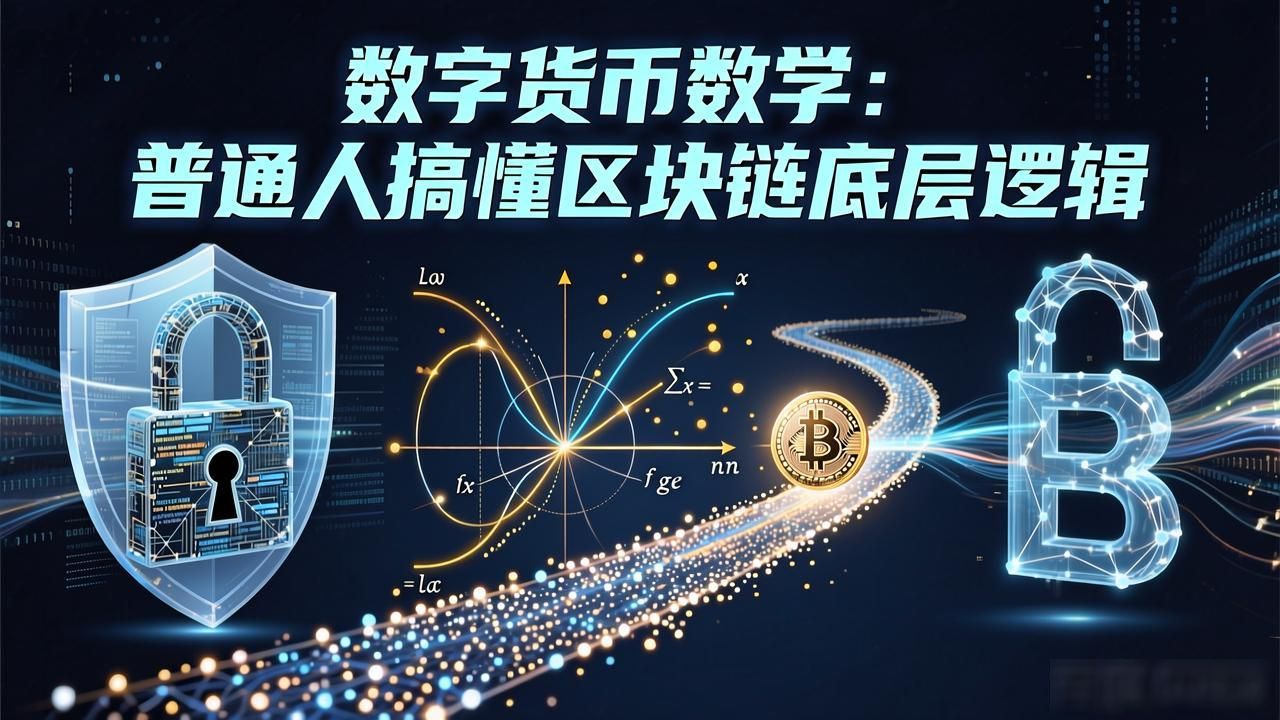 数字货币数学：普通人搞懂区块链底层逻辑
