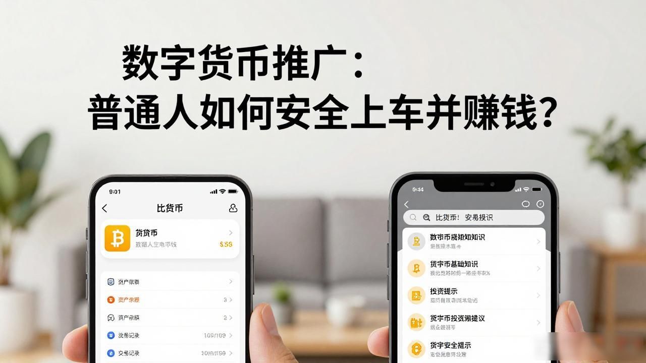 数字货币推广：普通人如何安全上车并赚钱？