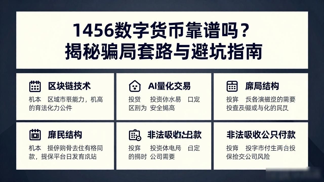 1456数字货币靠谱吗？揭秘骗局套路与避坑指南