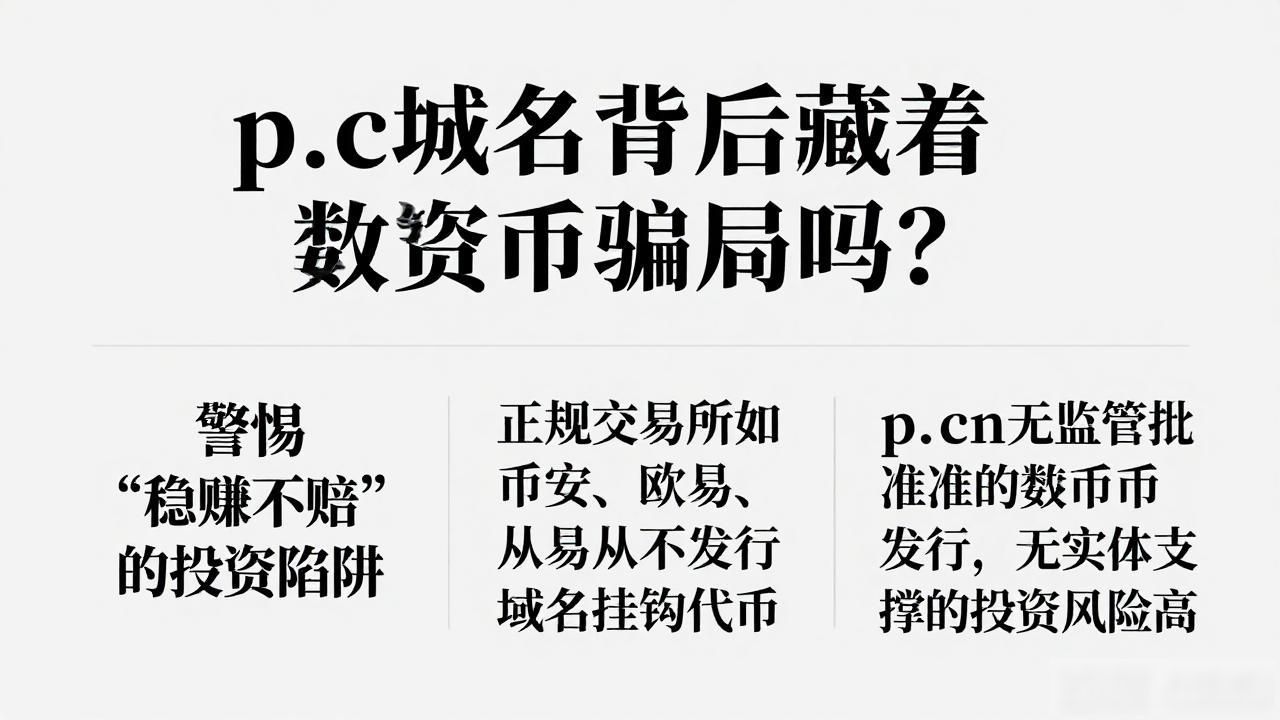 p.cn域名背后藏着数字货币骗局吗？