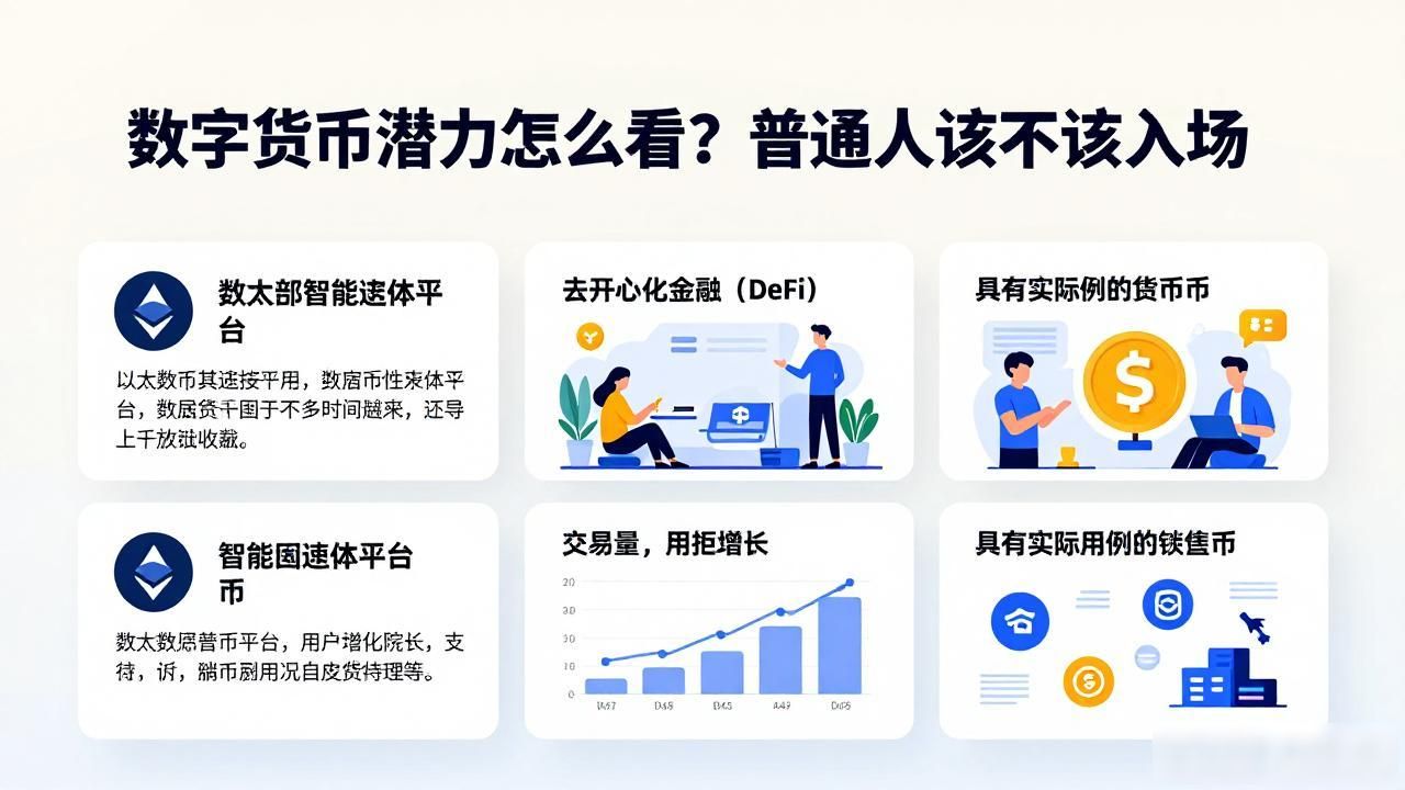 数字货币潜力怎么看？普通人该不该入场