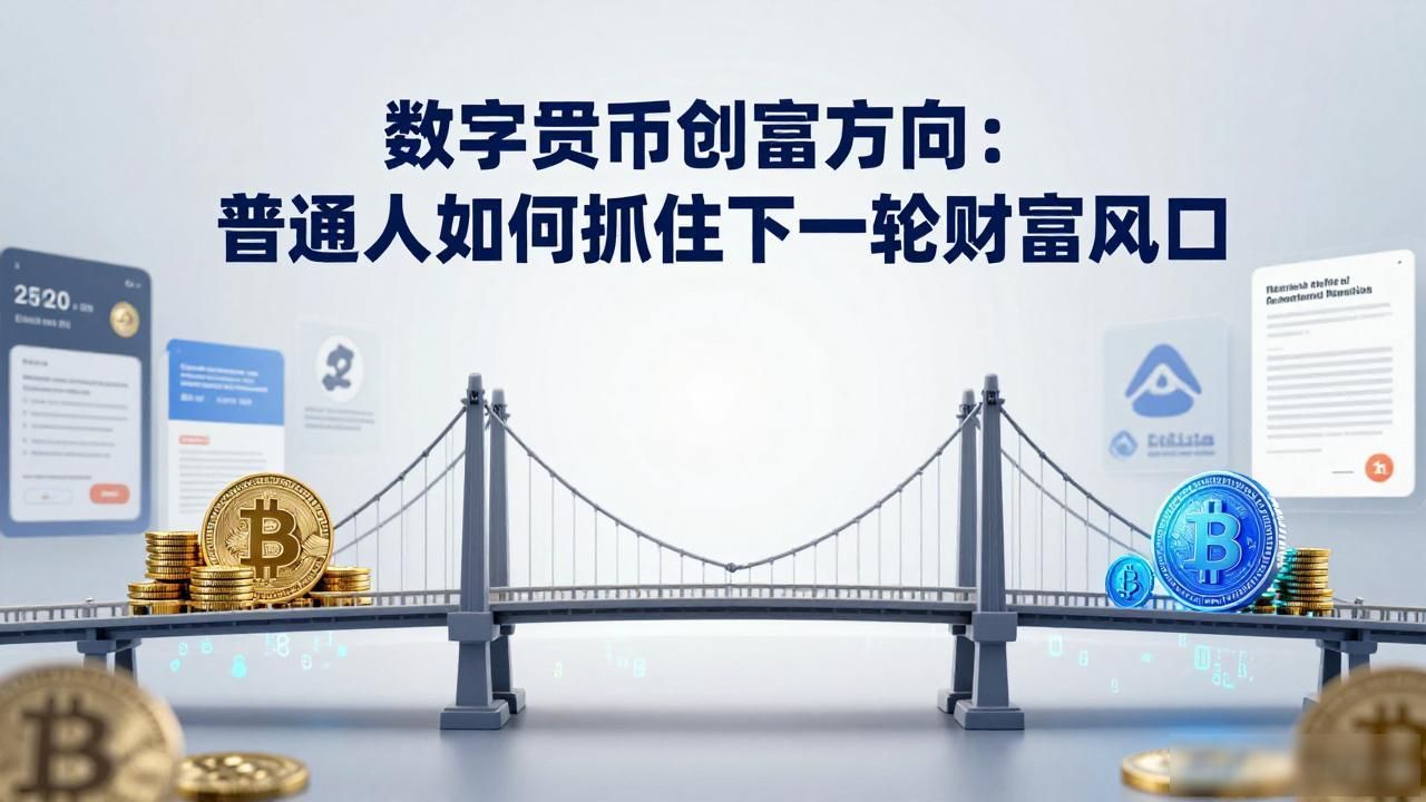 数字货币创富方向：普通人如何抓住下一轮财富风口