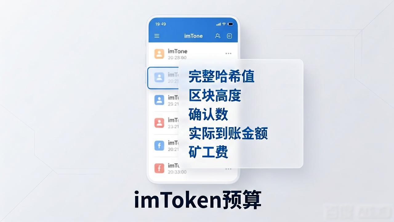 imToken免费版怎么看清每一笔钱的去向