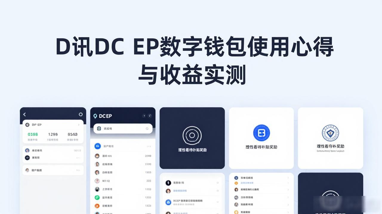 D讯DC EP数字钱包使用心得与收益实测