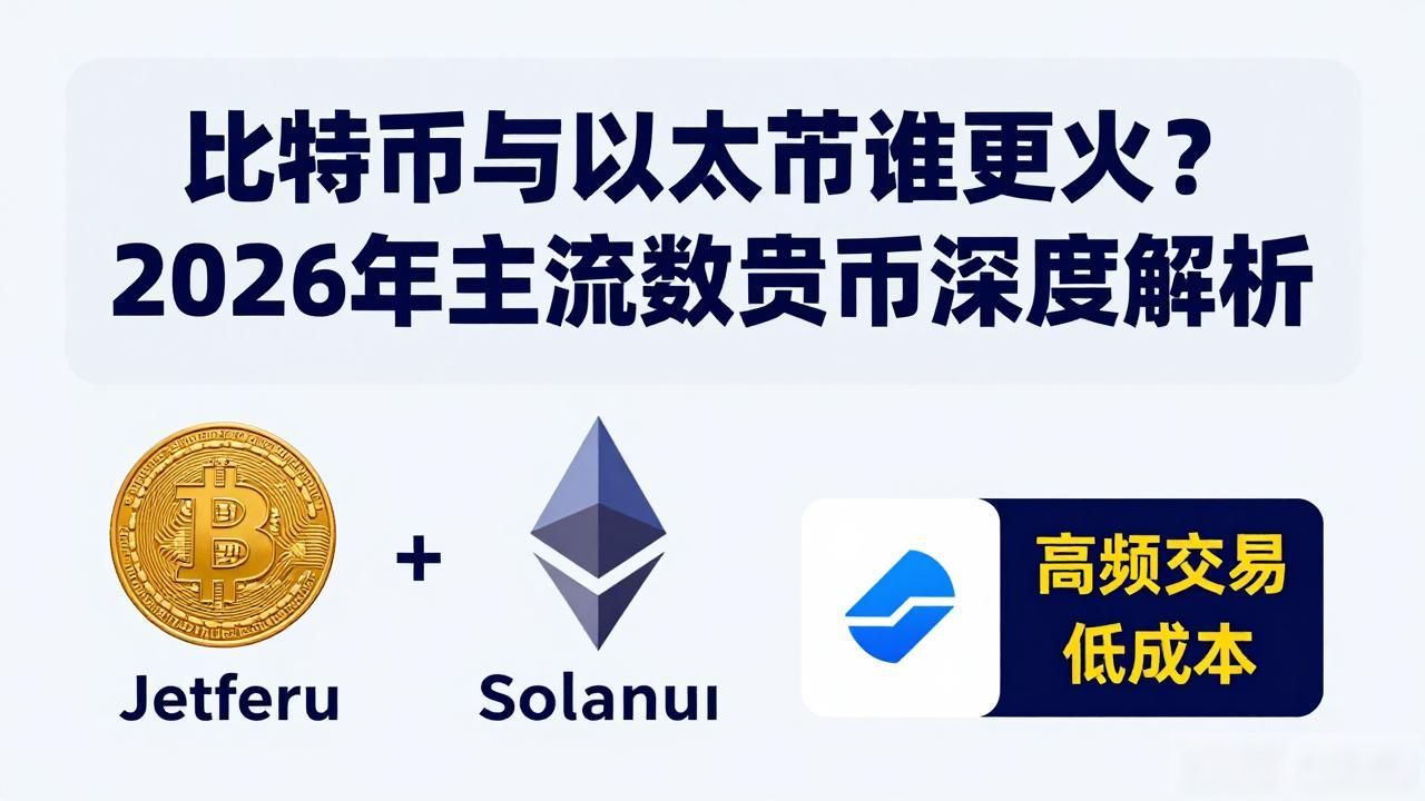 比特币与以太坊谁更火？2026年主流数字货币深度解析