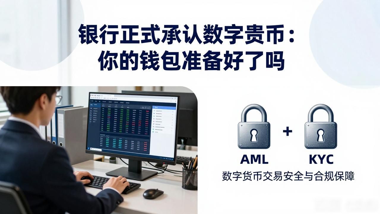 银行正式承认数字货币：你的钱包准备好了吗