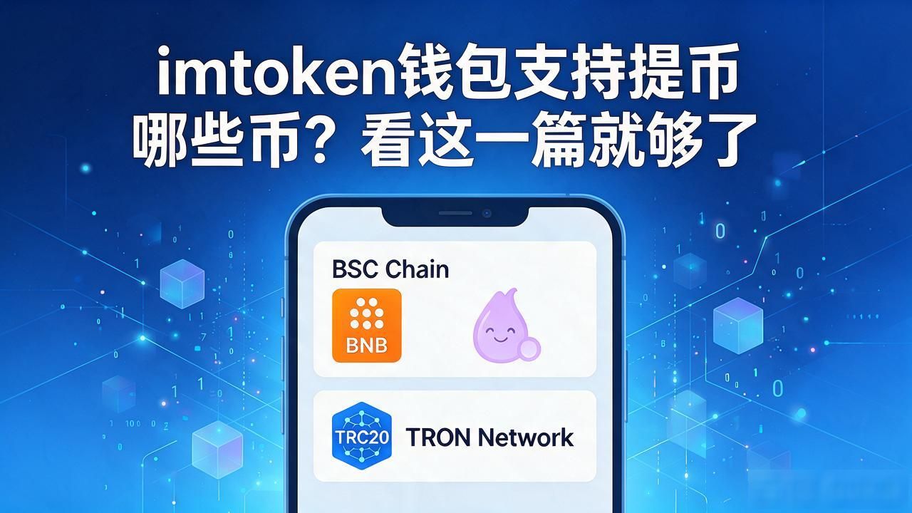imtoken钱包支持提哪些币？看这一篇就够了