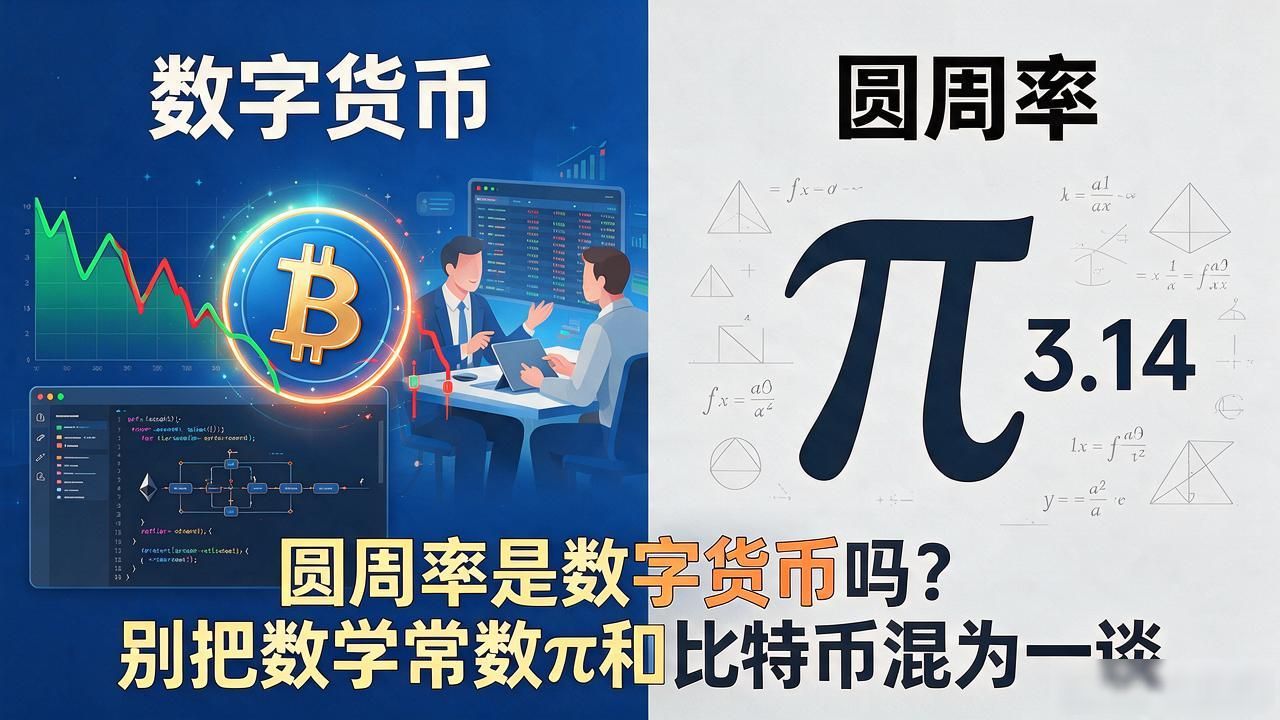 圆周率是数字货币吗？别把数学常数π和比特币混为一谈