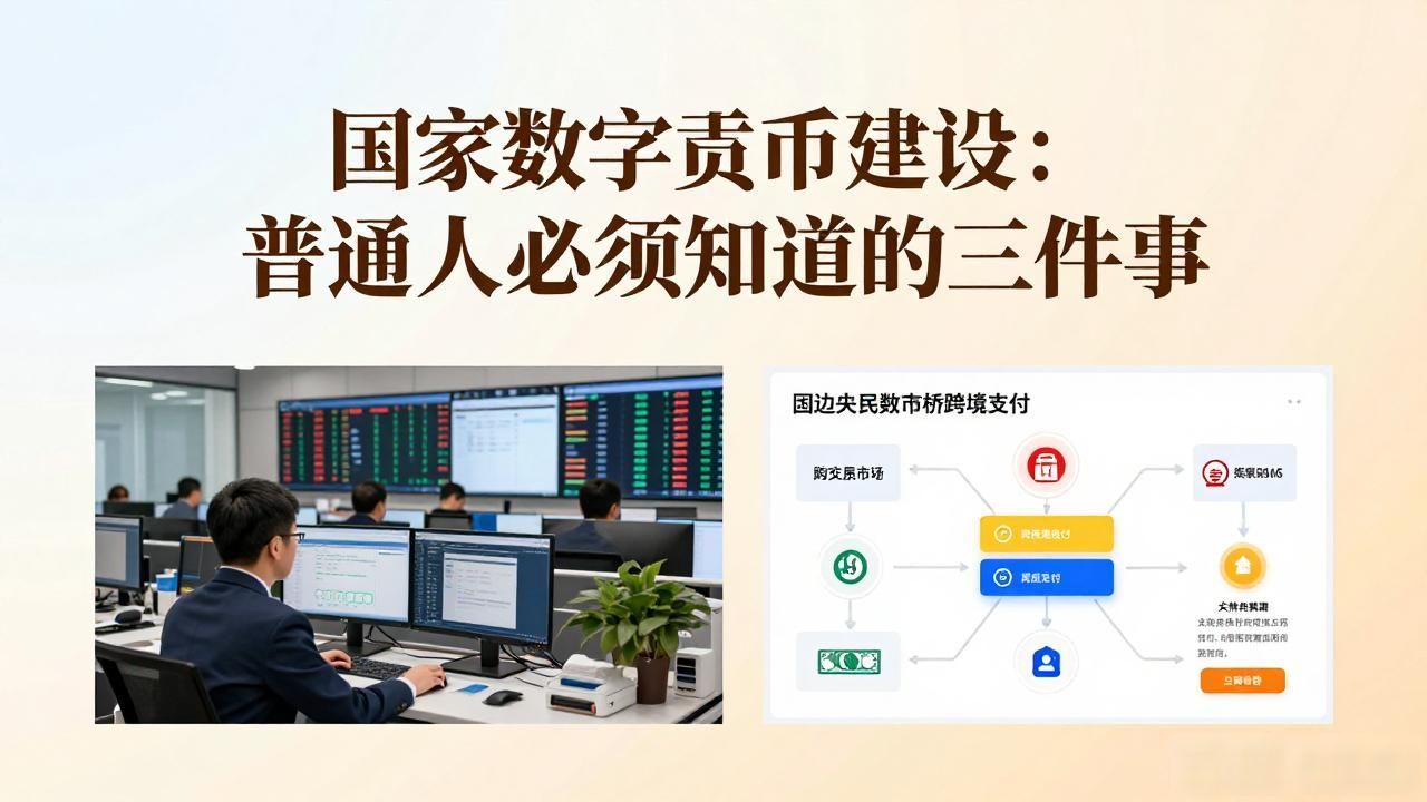 国家数字货币建设：普通人必须知道的三件事