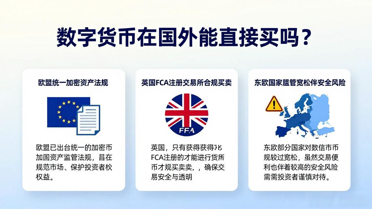 数字货币在国外能直接买吗？