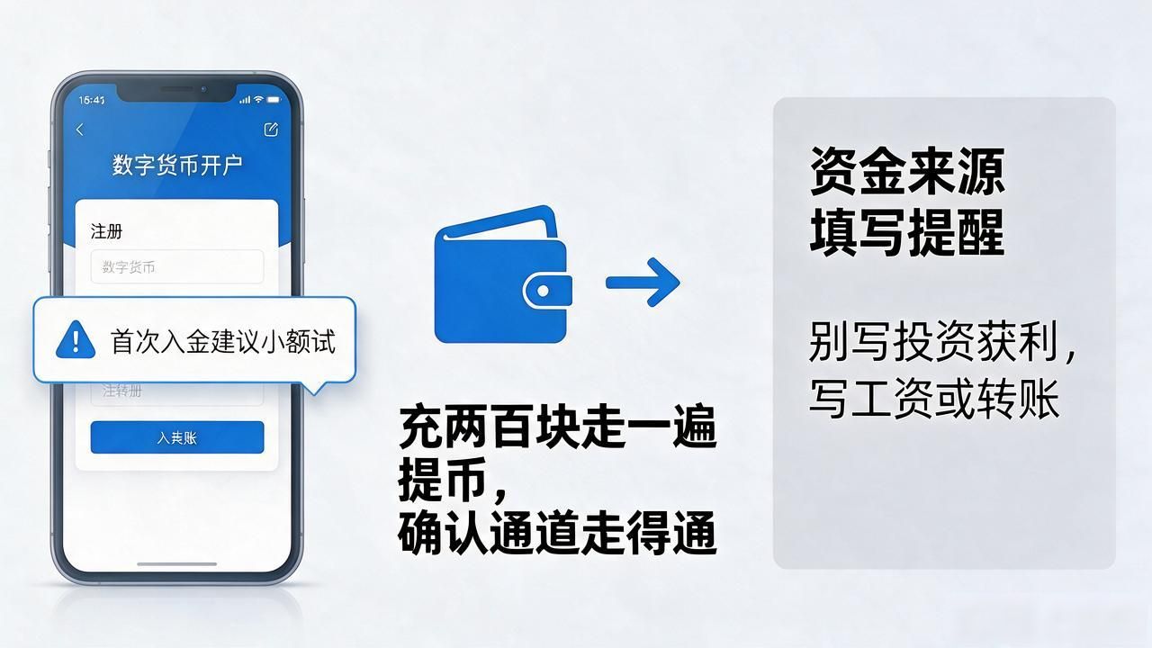 数字货币开户到底怎么开？材料、注册、实名认证全讲透
