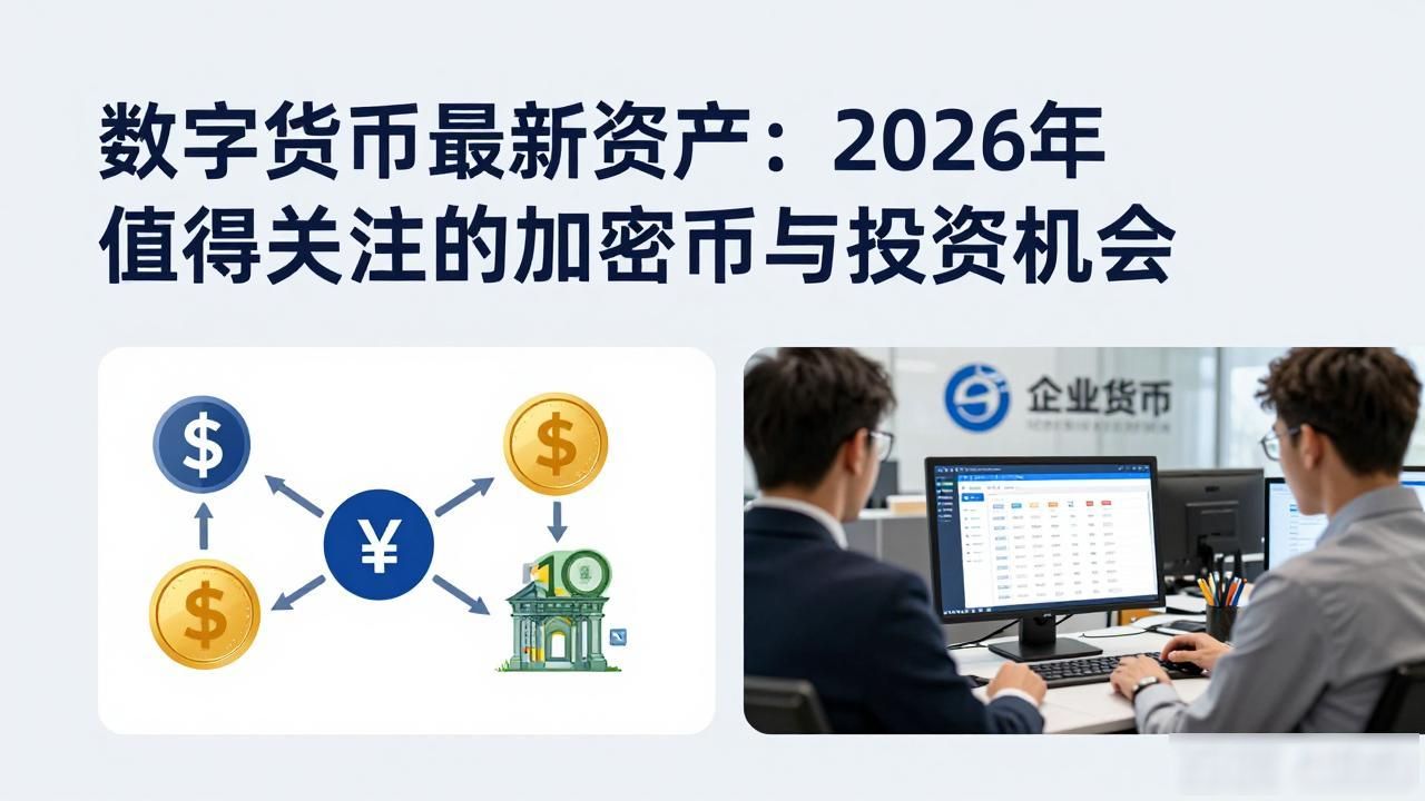数字货币最新资产：2026年值得关注的加密货币与投资机会