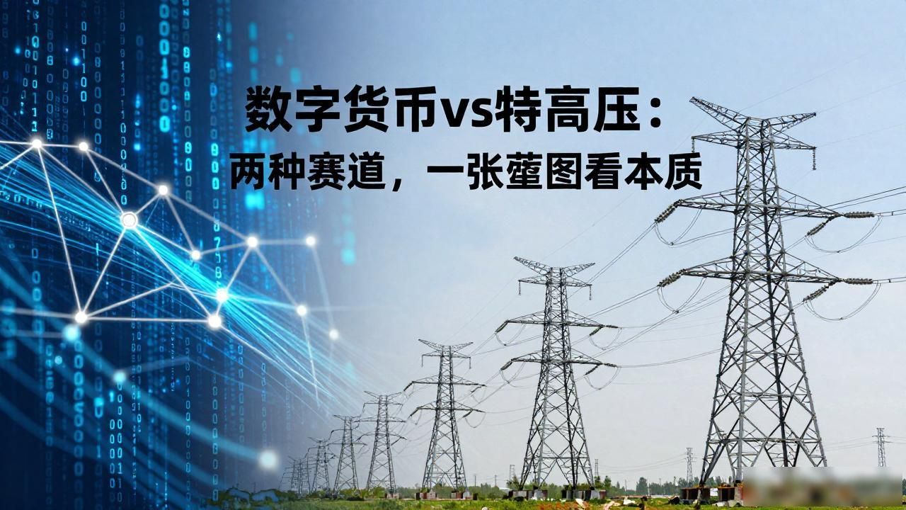 数字货币vs特高压：两种赛道，一张蓝图看本质