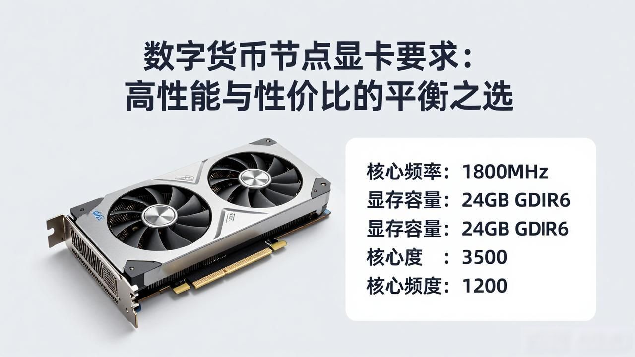 数字货币节点显卡要求：高性能与性价比的平衡之选