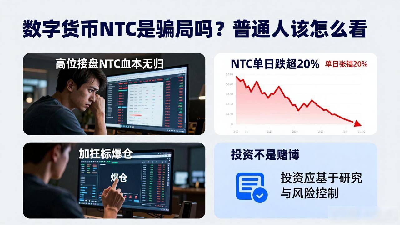 数字货币NTC是骗局吗？普通人该怎么看
